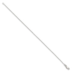 Sterling Silver 1.5mm Cable Chain Anklet - 2