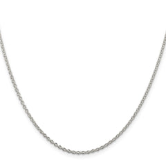 Sterling Silver 1.95mm Cable Chain - 5