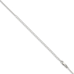 Sterling Silver 1.95mm Cable Chain w/4in ext.
