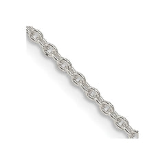 Sterling Silver 1.95mm Cable Chain - 5