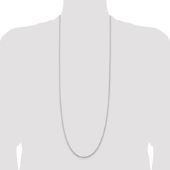 Sterling Silver 2.25mm Cable Chain - 5