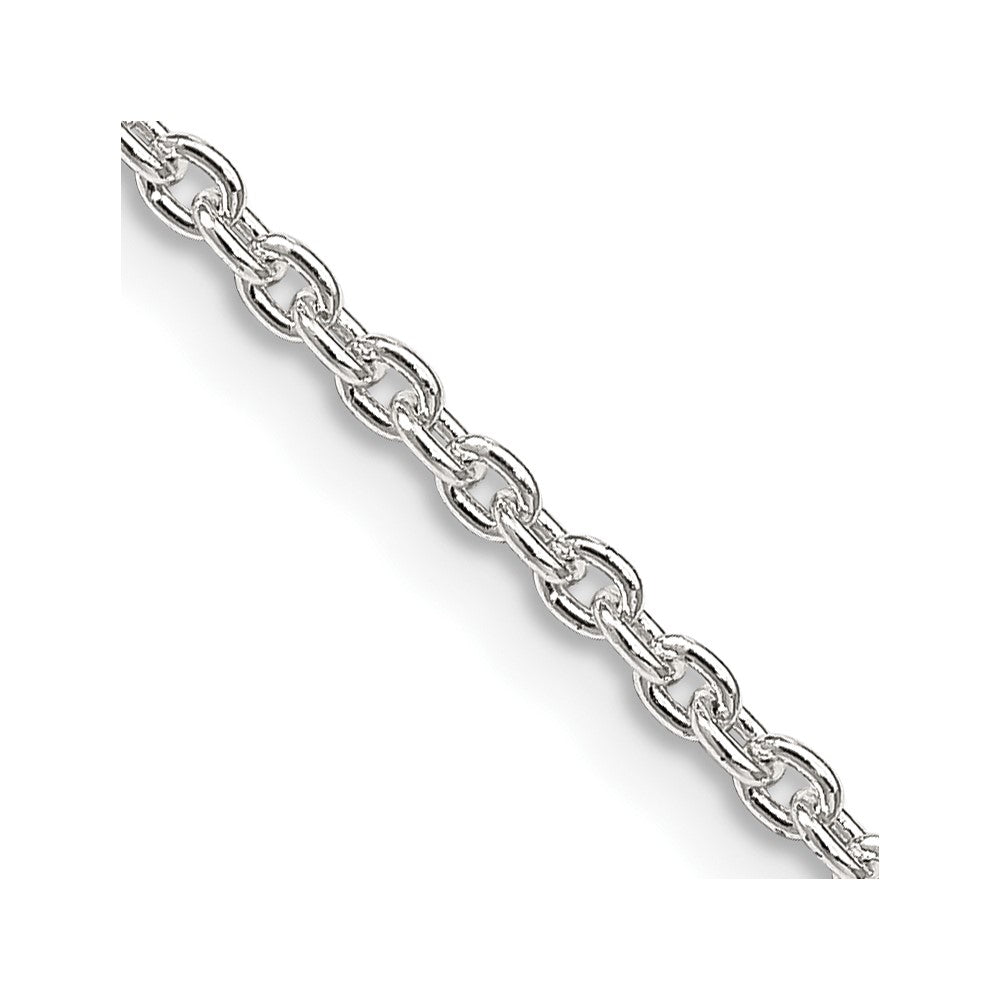 Sterling Silver 2.25mm Cable Chain - 2
