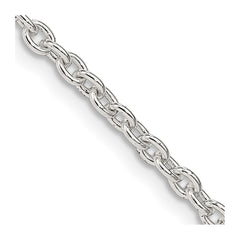 Sterling Silver 2.75mm Cable Chain - 5