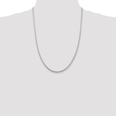 Sterling Silver 3.5mm Cable Chain - 10