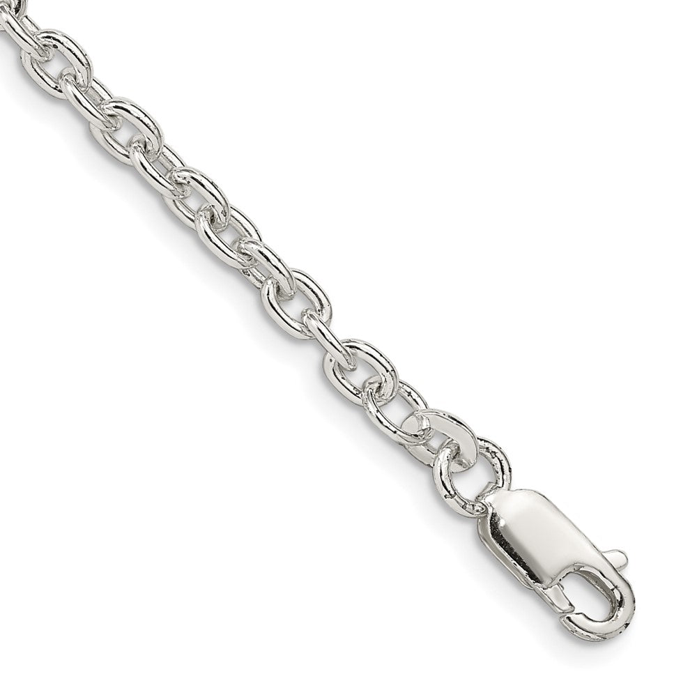 Sterling Silver 3.5mm Cable Chain - 6