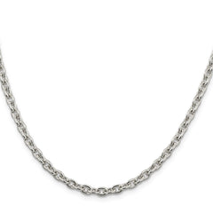 Sterling Silver 4.5mm Cable Chain - 2