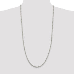 Sterling Silver 4.5mm Cable Chain - 4