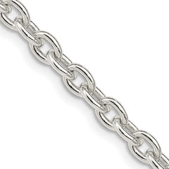 Sterling Silver 4.5mm Cable Chain - 2
