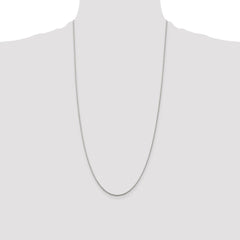 Sterling Silver 1.2mm Diamond-cut Rope Chain - 9