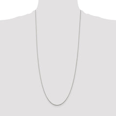 Sterling Silver 1.2mm Diamond-cut Rope Chain - 7