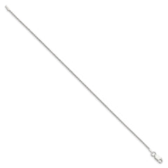 Sterling Silver 1.2mm Diamond-cut Rope Chain - 10