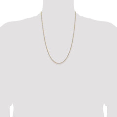 Sterling Silver And Vermeil 1.85mm Diamond-cut Rope Chain - 7