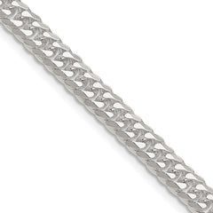 Sterling Silver Polished 5.7mm Double Diamond-cut Curb Chain - 2