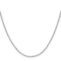Sterling Silver 1.3mm 8 Sided D/C Double Spiga Chain - 6