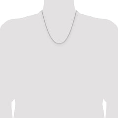 Sterling Silver 1.3mm 8 Sided D/C Double Spiga Chain - 4