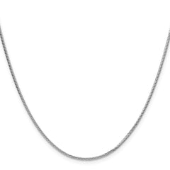 Sterling Silver 1.45mm 8 Sided D/C Double Spiga Chain - 5