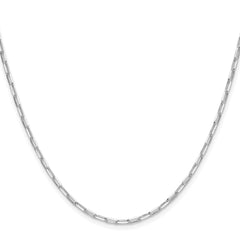 Sterling Silver Rhodium-plated 2.15mm D/C Forzantine Chain - 6