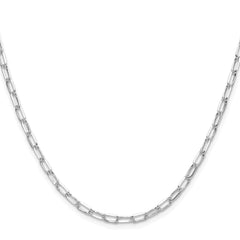 Sterling Silver Rhodium-plated 3.15mm D/C Forzantine Chain - 2
