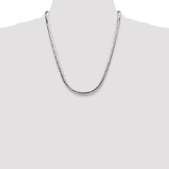 Sterling Silver Polished 6.25mm Double Oval Flat Chain - 4