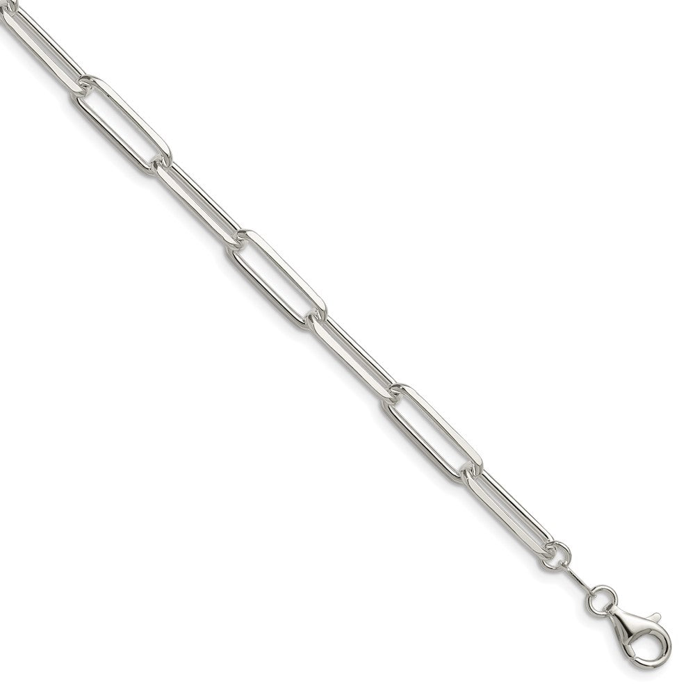 Sterling Silver 5.5mm D/C Paperclip Chain - 2