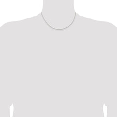 Sterling Silver 1.3mm Solid Rope Chain