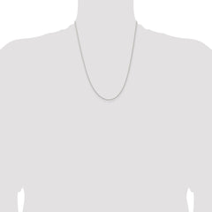 Sterling Silver 1.3mm Solid Rope Chain - 2