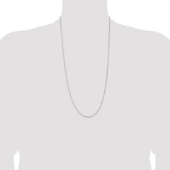 Sterling Silver 1.3mm Solid Rope Chain - 7