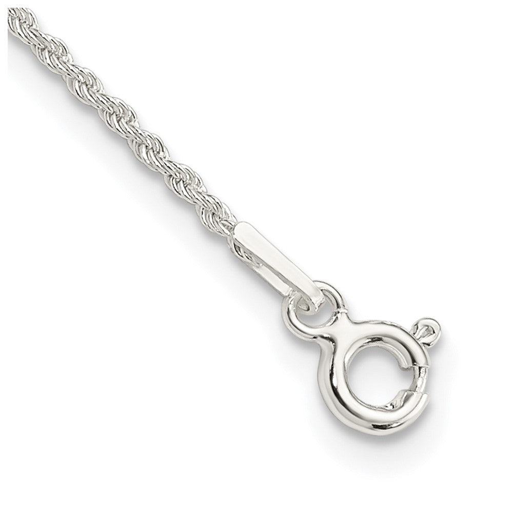 Sterling Silver 1.3mm Solid Rope Chain - 11