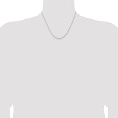 Sterling Silver 1.8mm Solid Rope Chain - 3