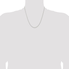 Sterling Silver 1.8mm Solid Rope Chain - 6