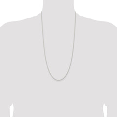 Sterling Silver 1.8mm Solid Rope Chain - 9