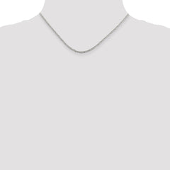 Sterling Silver 2.3mm Solid Rope Chain - 6