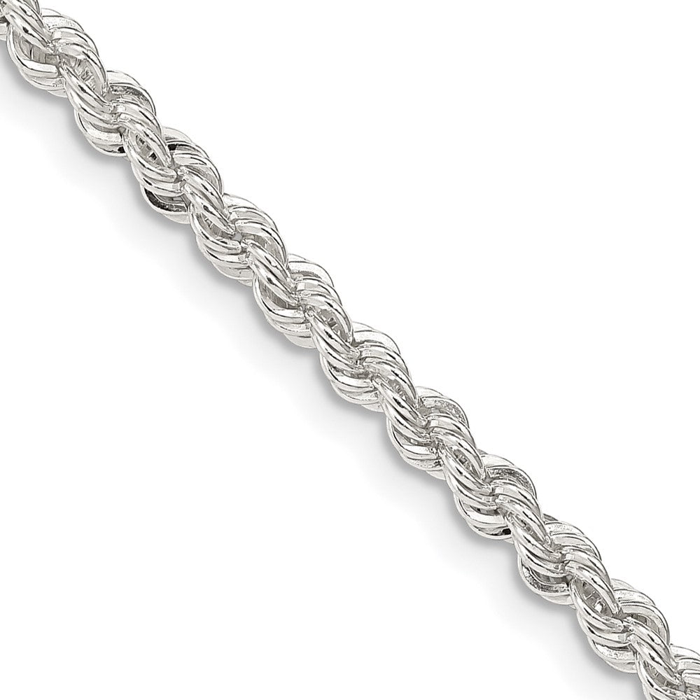 Sterling Silver 3mm Solid Rope Chain - 13