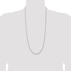 Sterling Silver 4.5mm Solid Rope Chain - 2