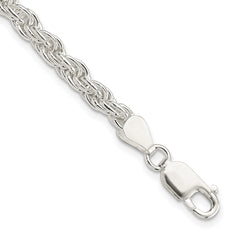 Sterling Silver 4.5mm Solid Rope Chain - 6