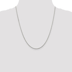 Sterling Silver 1.5mm Diamond-cut Spiga Chain - 5