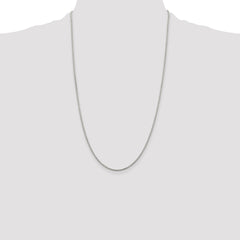 Sterling Silver 1.5mm Diamond-cut Spiga Chain - 8