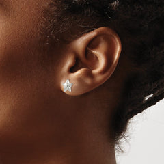 Sterling Silver Star Earrings - 2