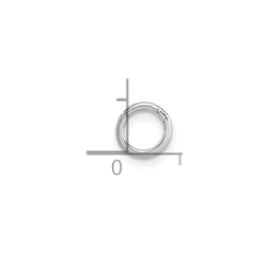 Sterling Silver Rhodium-plated Polished Single Cartilage Hoop Earring - 2