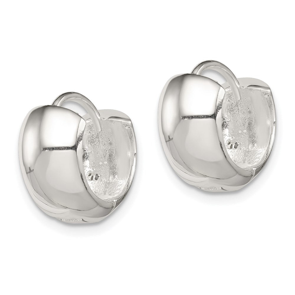 Sterling Silver Hinged Hoop Earrings - 3