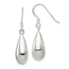 Sterling Silver Fancy Teardrop Earrings