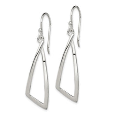 Sterling Silver Polished Fancy Dangle Earrings