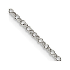 Sterling Silver 2mm Rolo Chain - 14