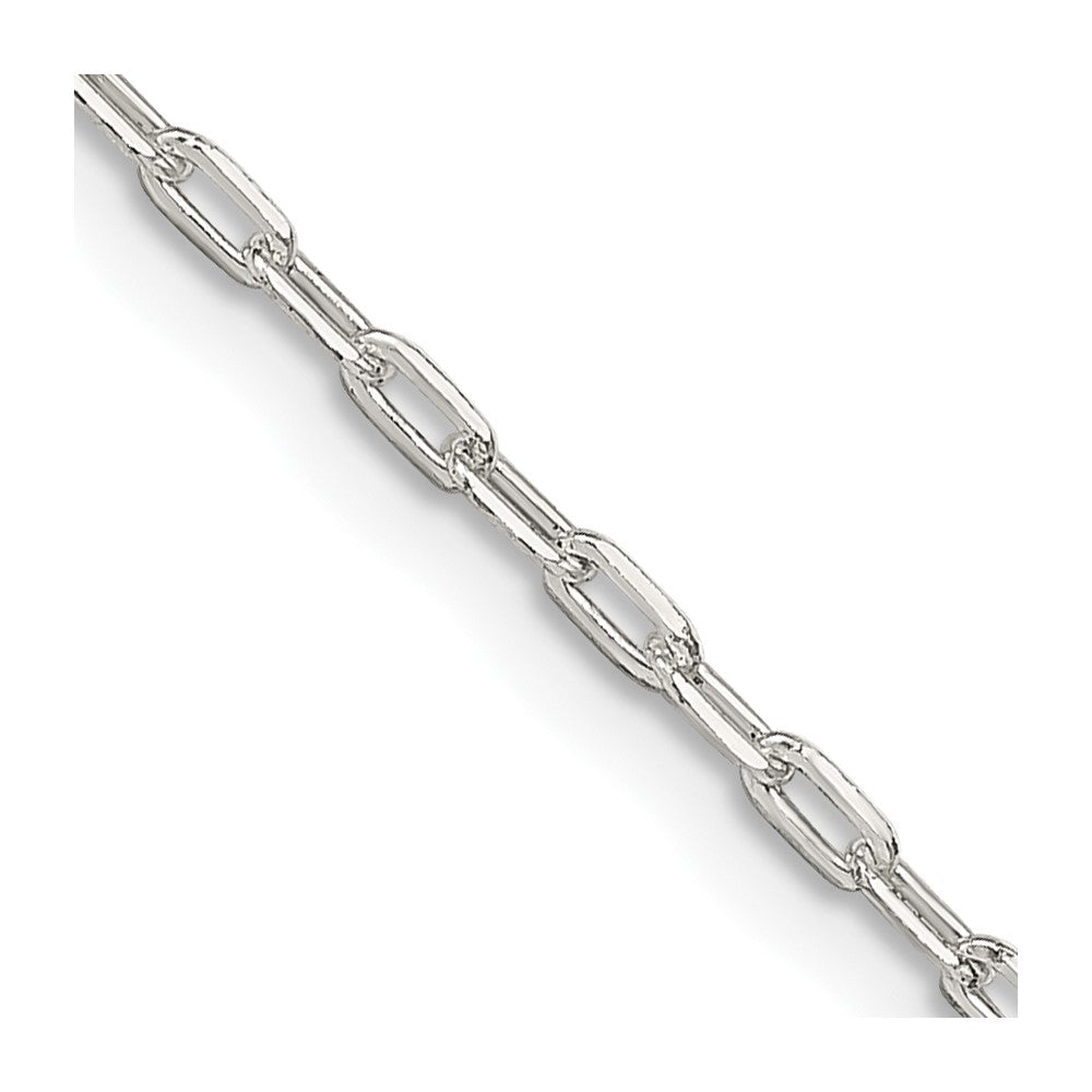 Sterling Silver 1.75mm Elongated Open Link Chain - 5