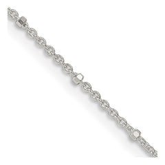 Sterling Silver 1.25mm Rolo with Beads Chain - 2