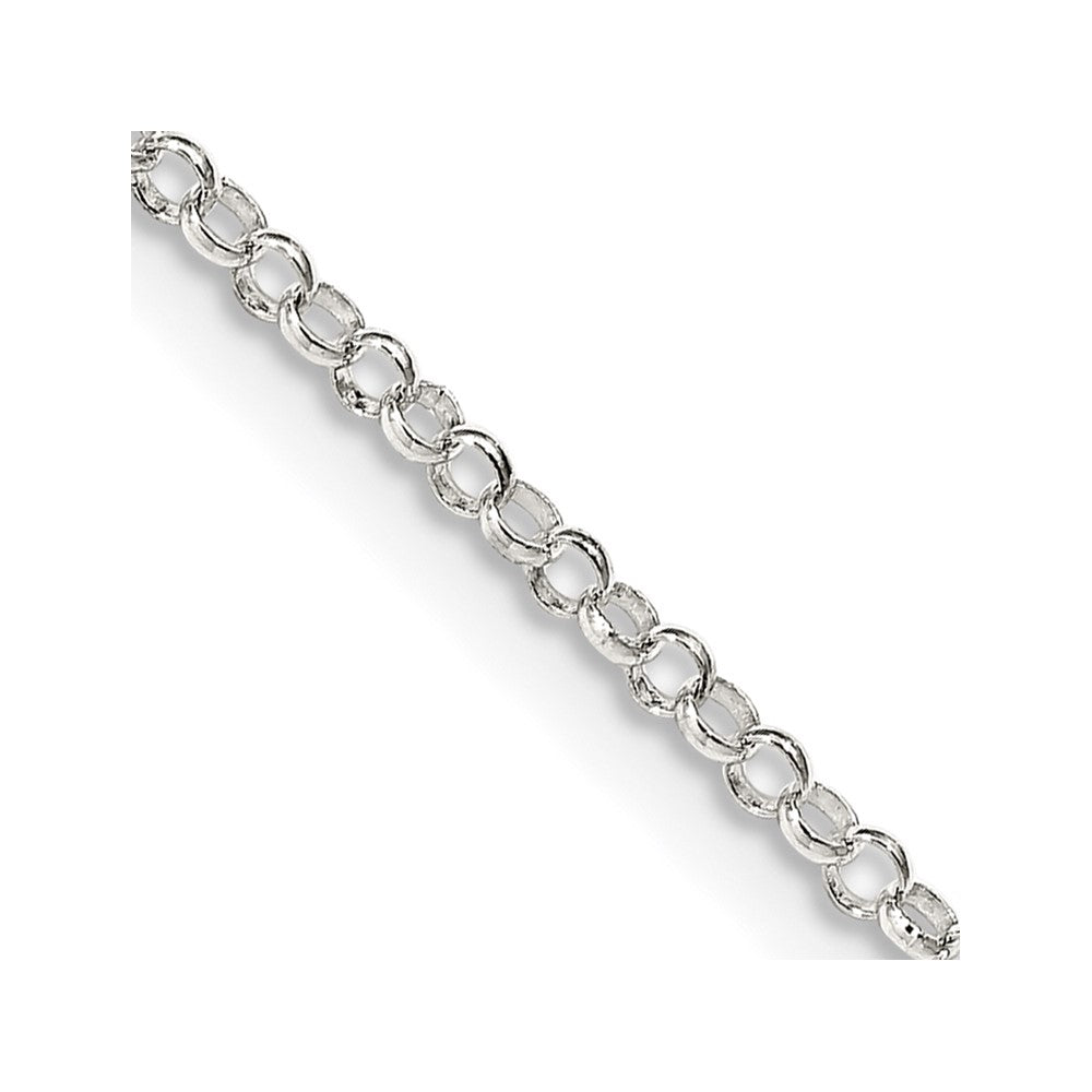 Sterling Silver 2mm Rolo Chain - 17