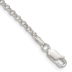 Sterling Silver 2.8mm Rolo Chain - 7