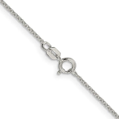 Sterling Silver 1.1mm Rolo Chain - 4