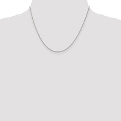 Sterling Silver 1.6mm Loose Rope Chain w/2in ext.