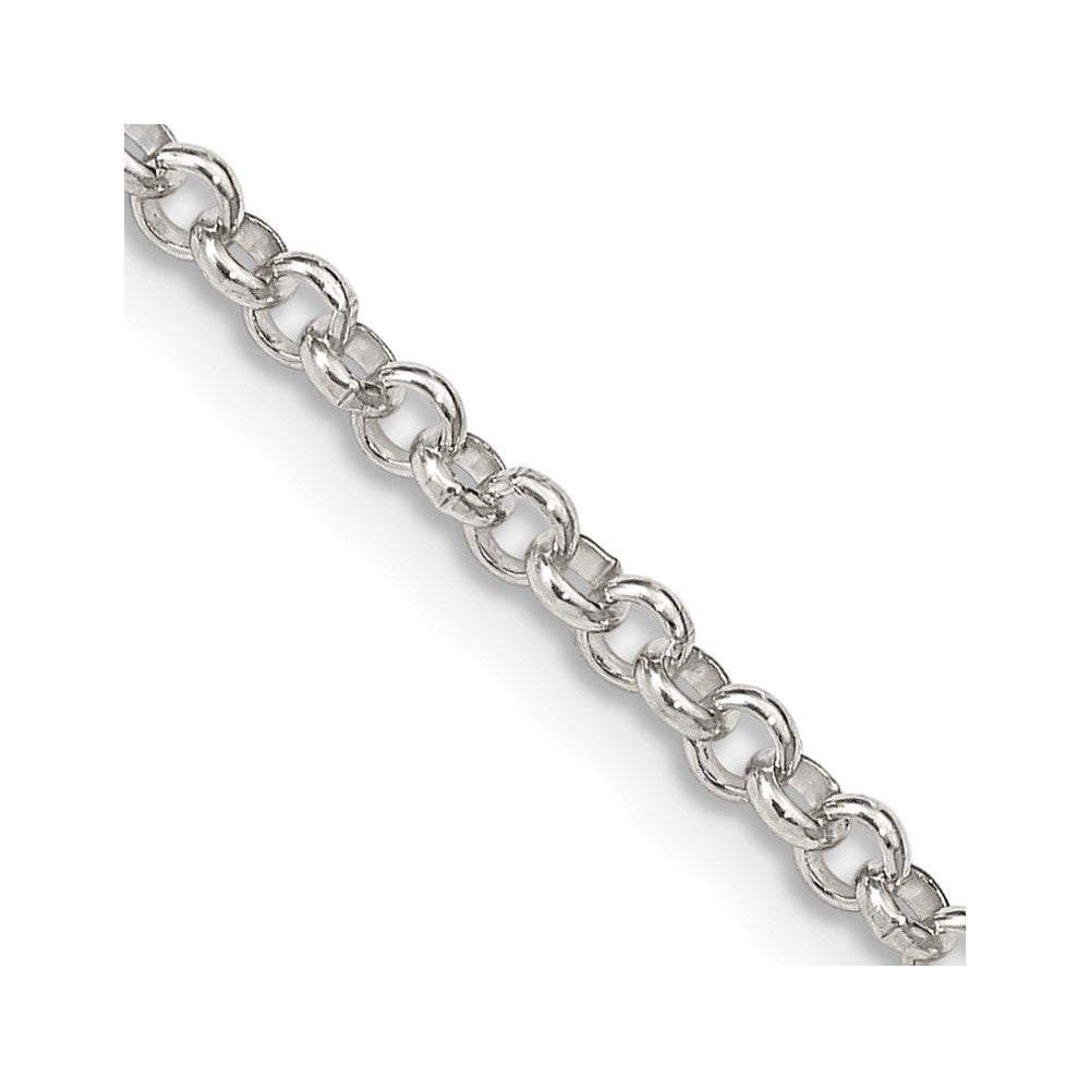 Sterling Silver 2.8mm Rolo Chain - 11